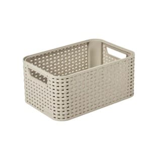 Curver Koszyk Rattan Style S 7l kremowy