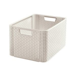 Curver Koszyk Rattan Style M 18l kremowy