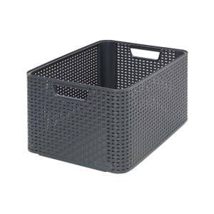 Curver Koszyk Rattan Style L 32l szary