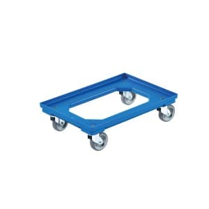 Wózek transportowy EUROBOX niebieski 41 cm x 61 cm