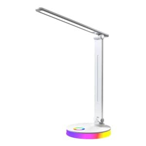 MiLAGRO Lampka biurkowa LED BRUNO 5W 3000-6500K+RGB 300lm biała