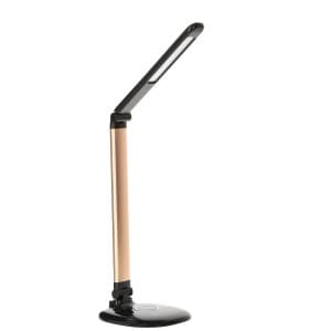 ORO Lampka biurkowa LED PICA 9W 3000/40000/6000K 520lm czarno-złota