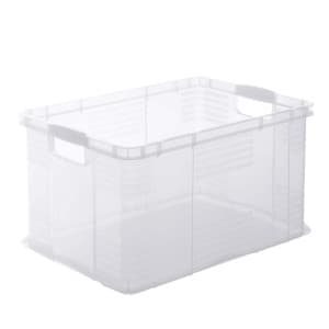 Pojemnik euro-box AGILO 55l 59 x 39 x 31 cm transparentny