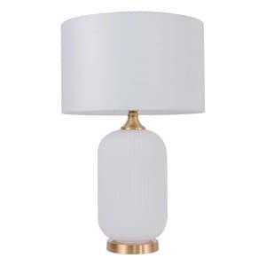 Light Prestige Lampa biurkowa TAMIZA 1xE27 max. 15W LED duża biała