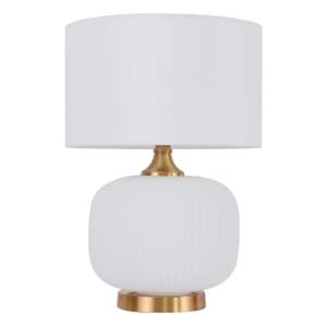 Light Prestige Lampa biurkowa TAMIZA 1xE27 max. 15W LED mała biała